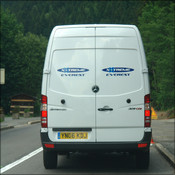 Van supplied by Mercedes