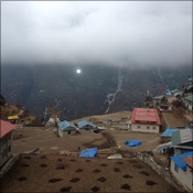 Namche cloud cover